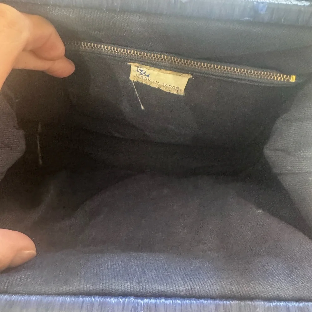 Vintage‎ 1950s 1960s Handbag Purse Cellophane straw made  in Japan